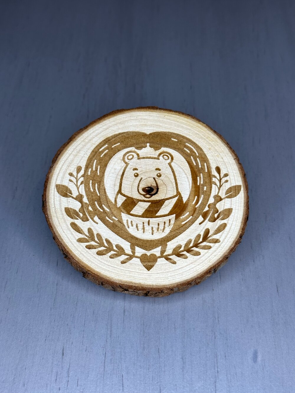 Circle Wood Coaster
