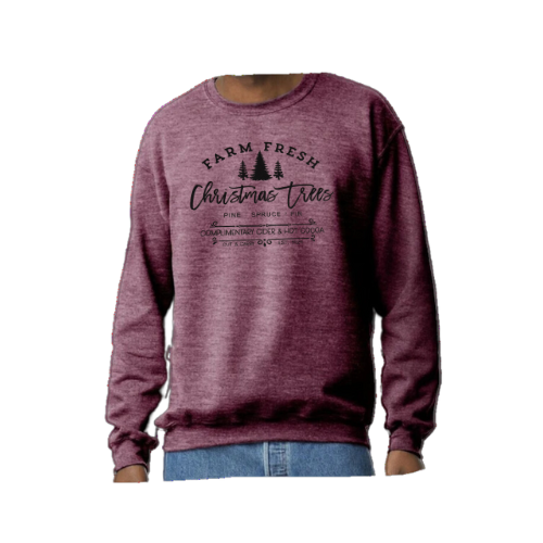 Farm Fresh Christmas Trees Crewneck 2024